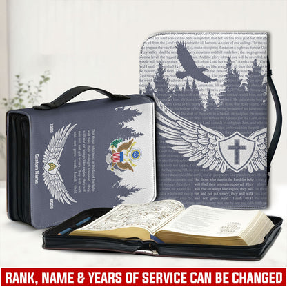 US Army – Bible Cover – Guardian Wings Cross