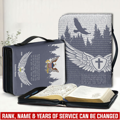 US Navy – Bible Cover – Guardian Wings Cross