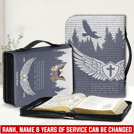 US Navy – Bible Cover – Guardian Wings Cross