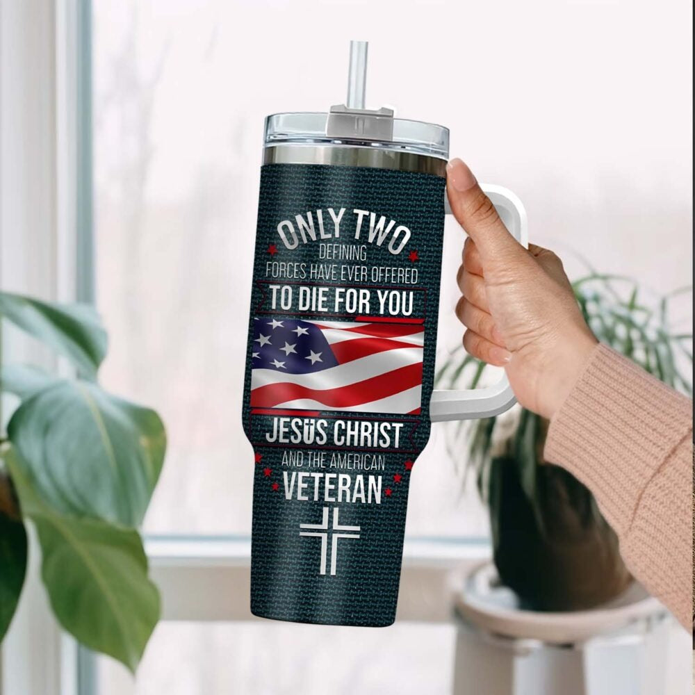 US Coast Guard – Tumbler 40oz -ONLY TWO DEFINING FORCES HAVE EVER OFFERED TO DIE FOR YOU