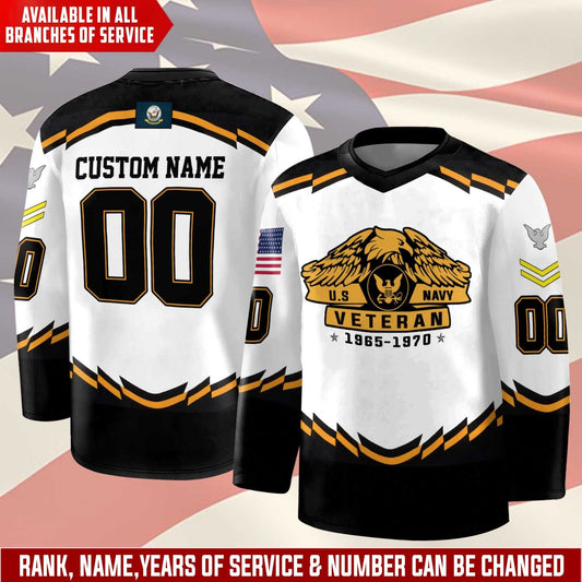 US Navy – Hockey Jersey – Honor Eagle Emblem