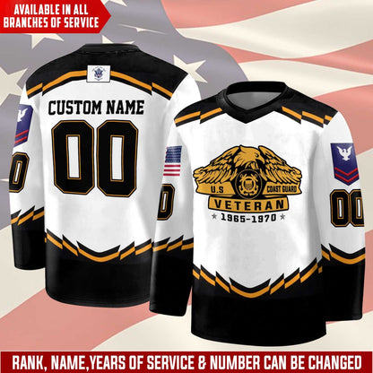 US Coast Guard – Hockey Jersey – Honor Eagle Emblem