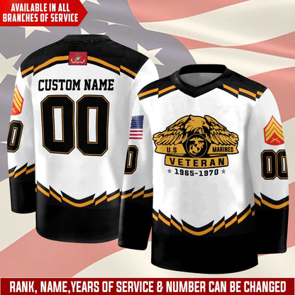US Marine Corps – Hockey Jersey –  Honor Eagle Emblem