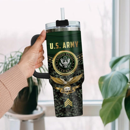 US Army – Tumbler 40oz -  Military camouflage pattern