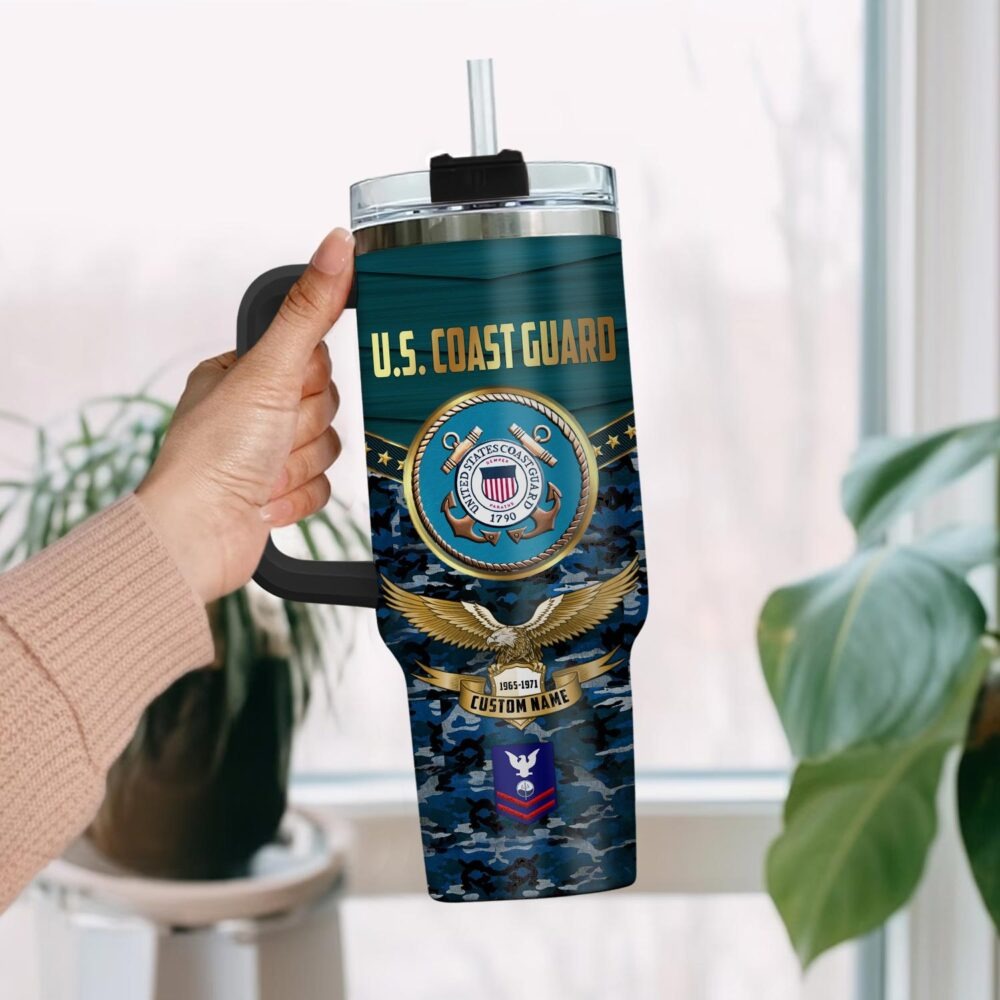 US Coast Guard - Tumbler 40oz - Military camouflage pattern