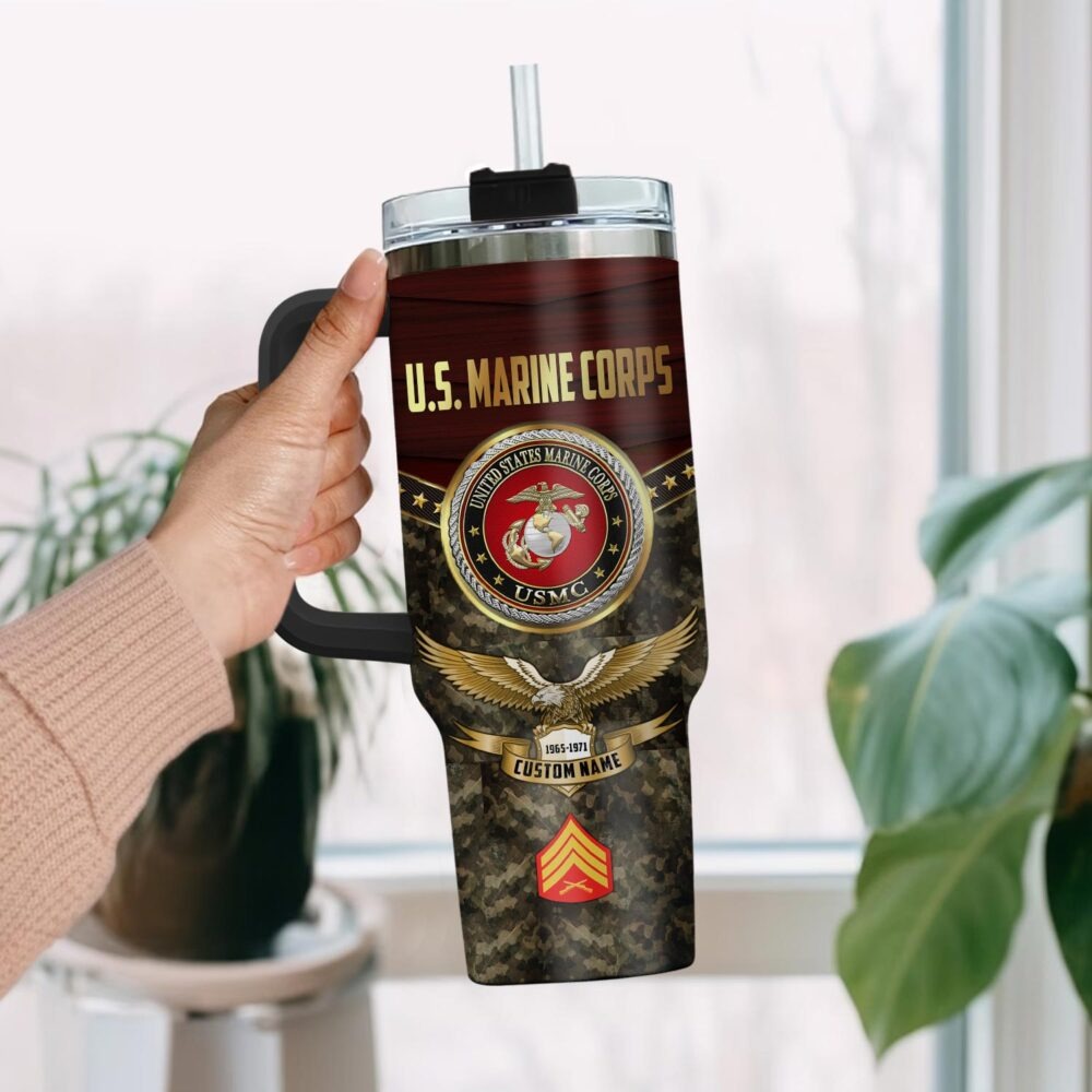 US Marine Corps - Tumbler 40oz - Military camouflage pattern