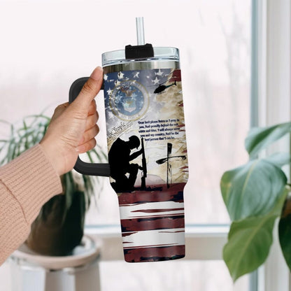 US Air Force – Tumbler 40oz - Vintage Memorial Silhouette