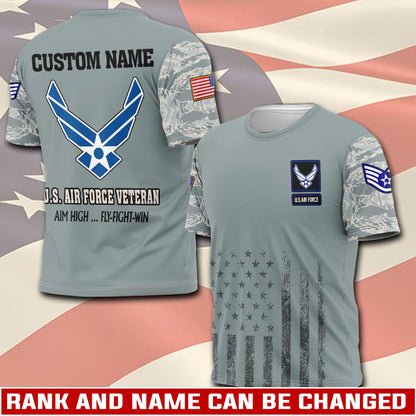 U.S Air Force – T-shirt – Camo Sleeve Heritage