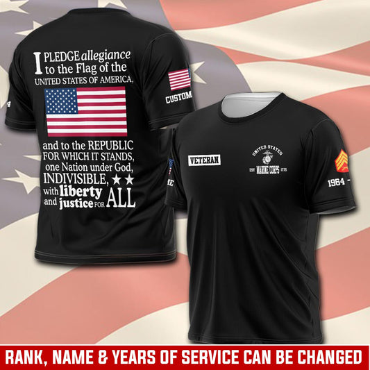 U.S Marine Corps – T-shirt – I PLEDGE