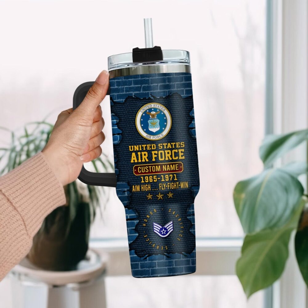 US Air Force - Tumbler 40oz - Broken brick pattern