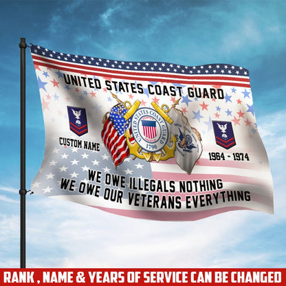 U.S. Coast Guard Flying Flag – Semper Paratus