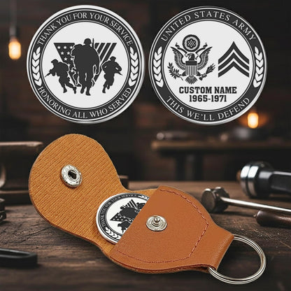 US Army – Military Printed Challenge Coin – Honor Together Seal