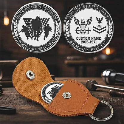 US Navy – Military Printed Challenge Coin – Honor Together Seal