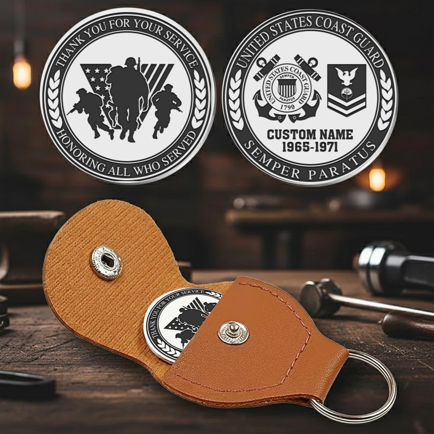 US Coast Guard – Military Printed Challenge Coin – Honor Together Seal