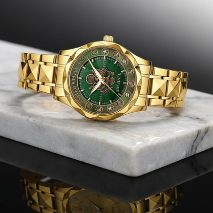 US Army – Diamond-Cut Bezel Watch – Patriot Guardian Dial