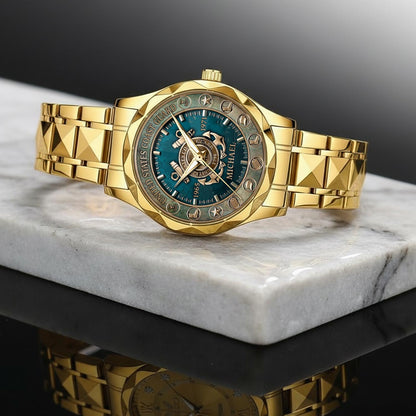 US Coast Guard – Diamond-Cut Bezel Watch – Patriot Guardian Dial