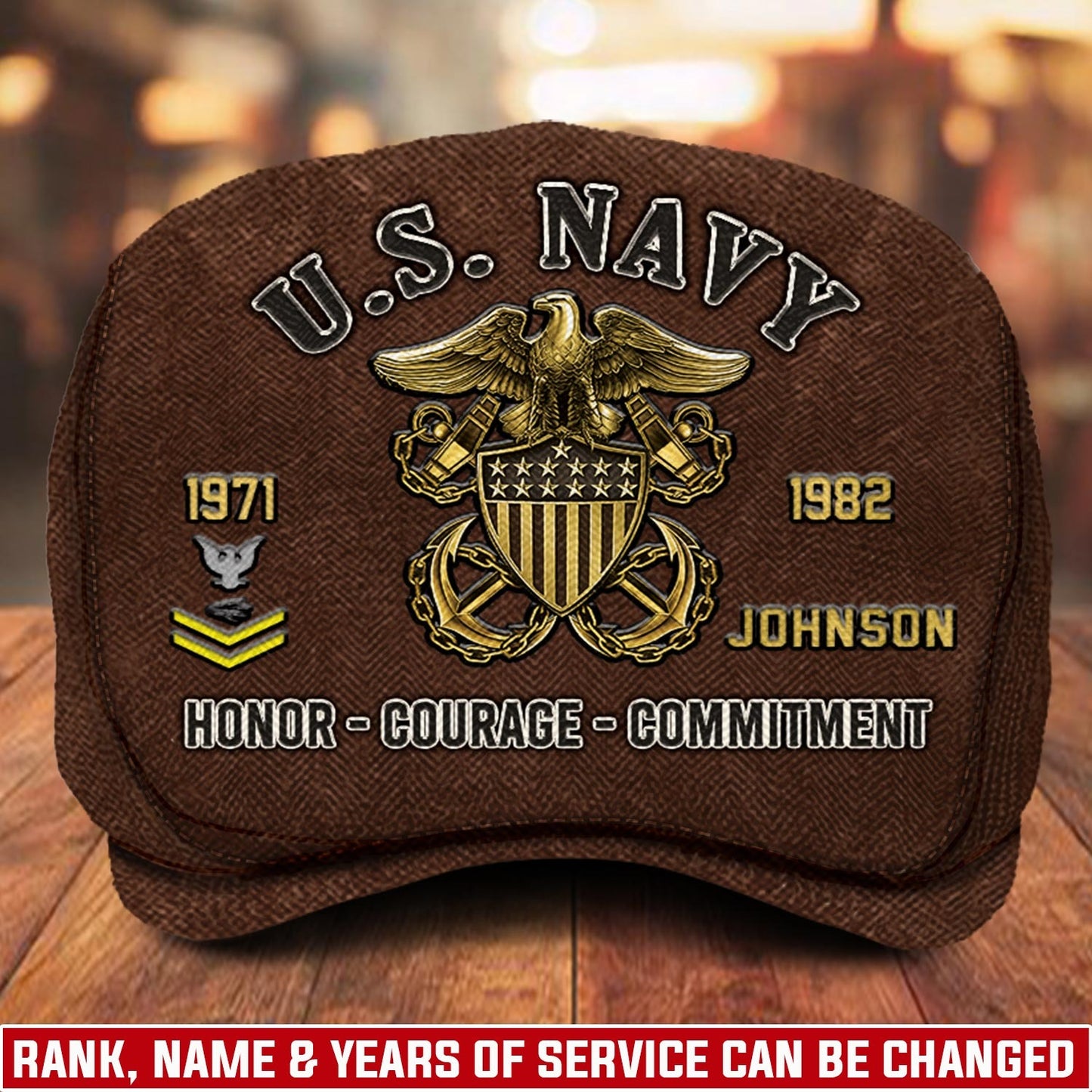Custom U.S. Navy Jeff Cap –  Heritage Military U.S.