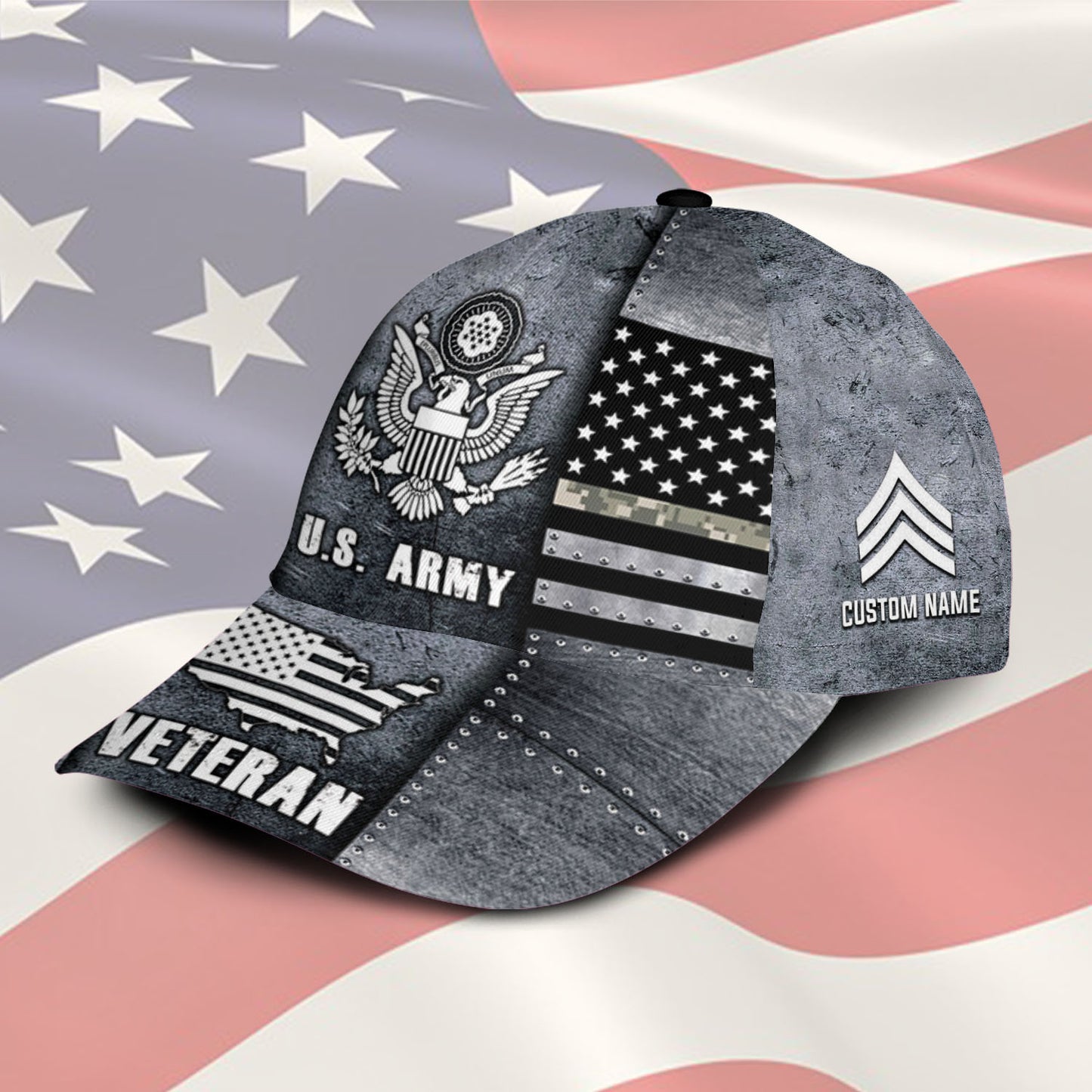 US Army – Classic Cap – Riveted Metal