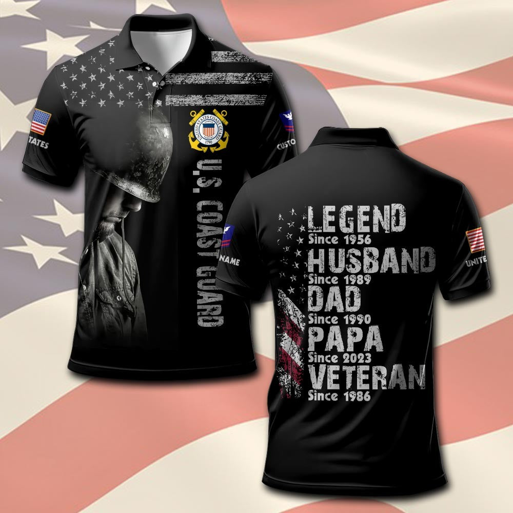 U.S Coast Guard – T-shirt – AS A SOLDIER, AS A MAN