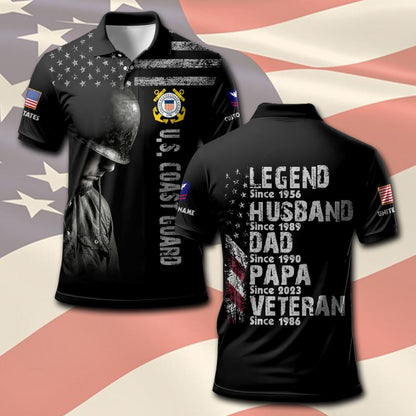 U.S Coast Guard – T-shirt – AS A SOLDIER, AS A MAN