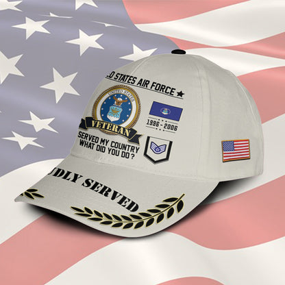 US Air Force – Classic Cap – Veteran Honor Patch