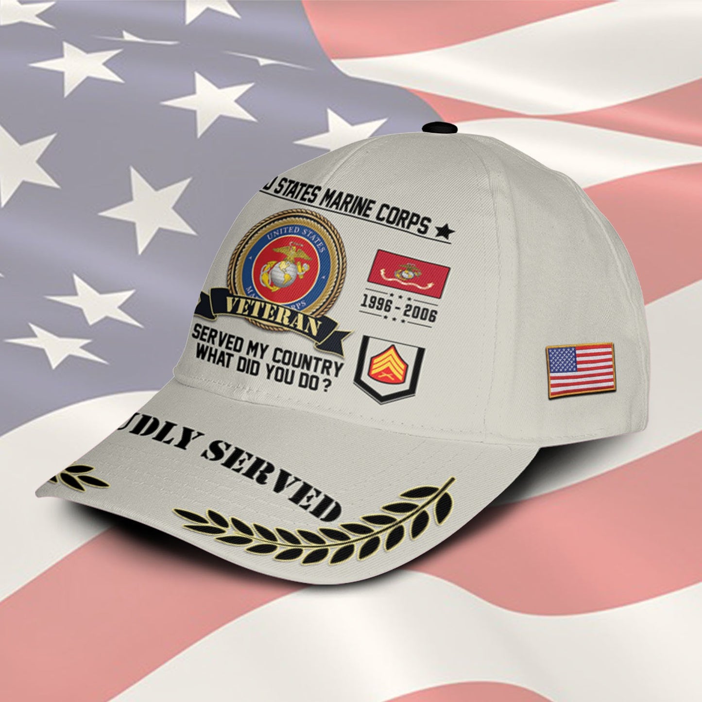 US Marine Corps – Classic Cap – Veteran Honor Patch