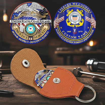 US Coast Guard – Military Printed Challenge Coin – Eagle of Honor Series