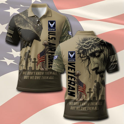 U.S Air Force – T-shirt – WE DON'T KNOW THEM ALL BUT WE OWE THEM ALL