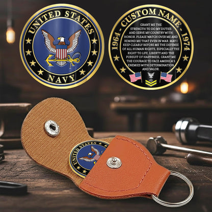 US Navy – Military Printed Challenge Coin – National Pride Medallion
