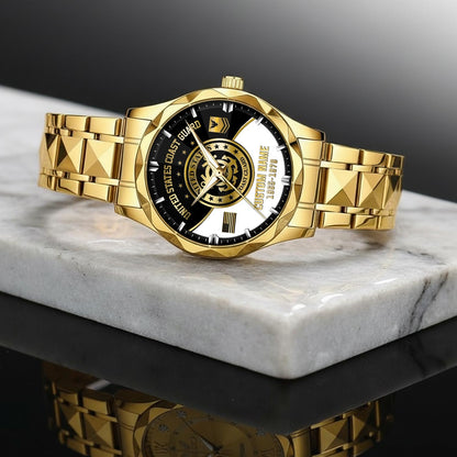 US Coast Guard – Diamond-Cut Bezel Watch – Imperial Service Watch