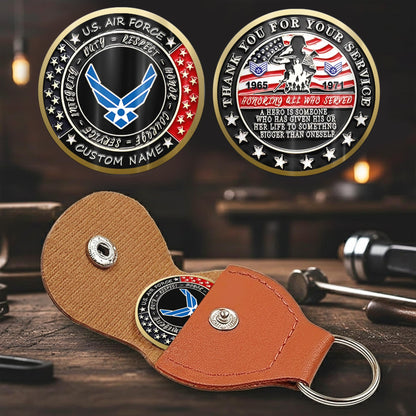 US Air Force – Military Printed Challenge Coin – Heroic Tribute Crest
