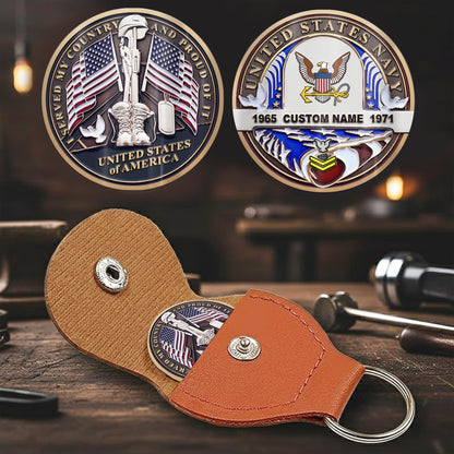 US Navy – Military Printed Challenge Coin – Silent Guardian Memorial