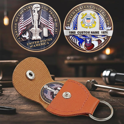 US Coast Guard – Military Printed Challenge Coin –  Silent Guardian Memorial