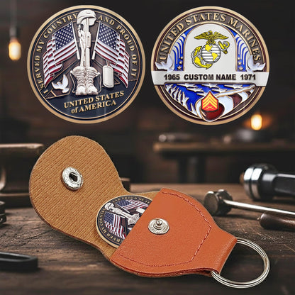 US Marine Corps – Military Printed Challenge Coin – Silent Guardian Memorial