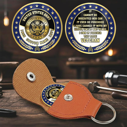 US Army – Military Printed Challenge Coin – Legacy Laurel Badge