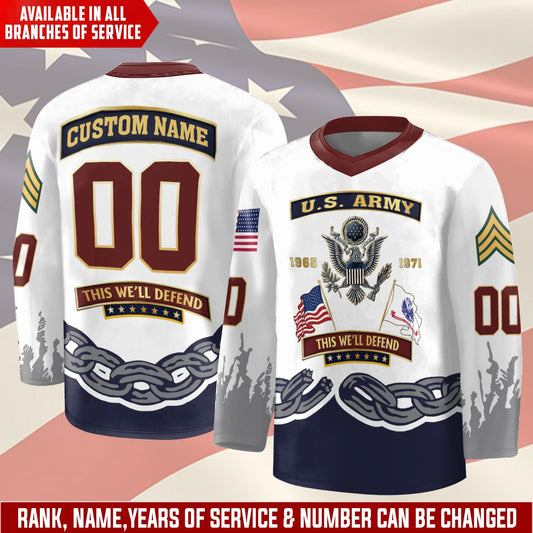 US Army – Hockey Jersey – Unbreakable Chain Emblem