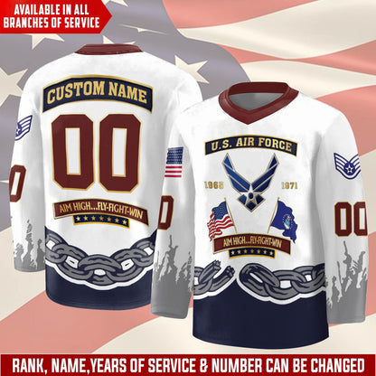 US Air Force – Hockey Jersey – Unbreakable Chain Emblem