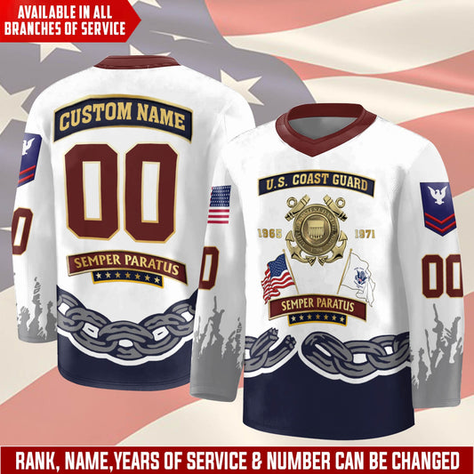 US Coast Guard – Hockey Jersey – Unbreakable Chain Emblem