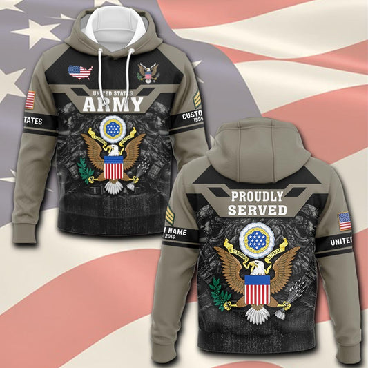 U.S Army – Hoodie – Pround Served