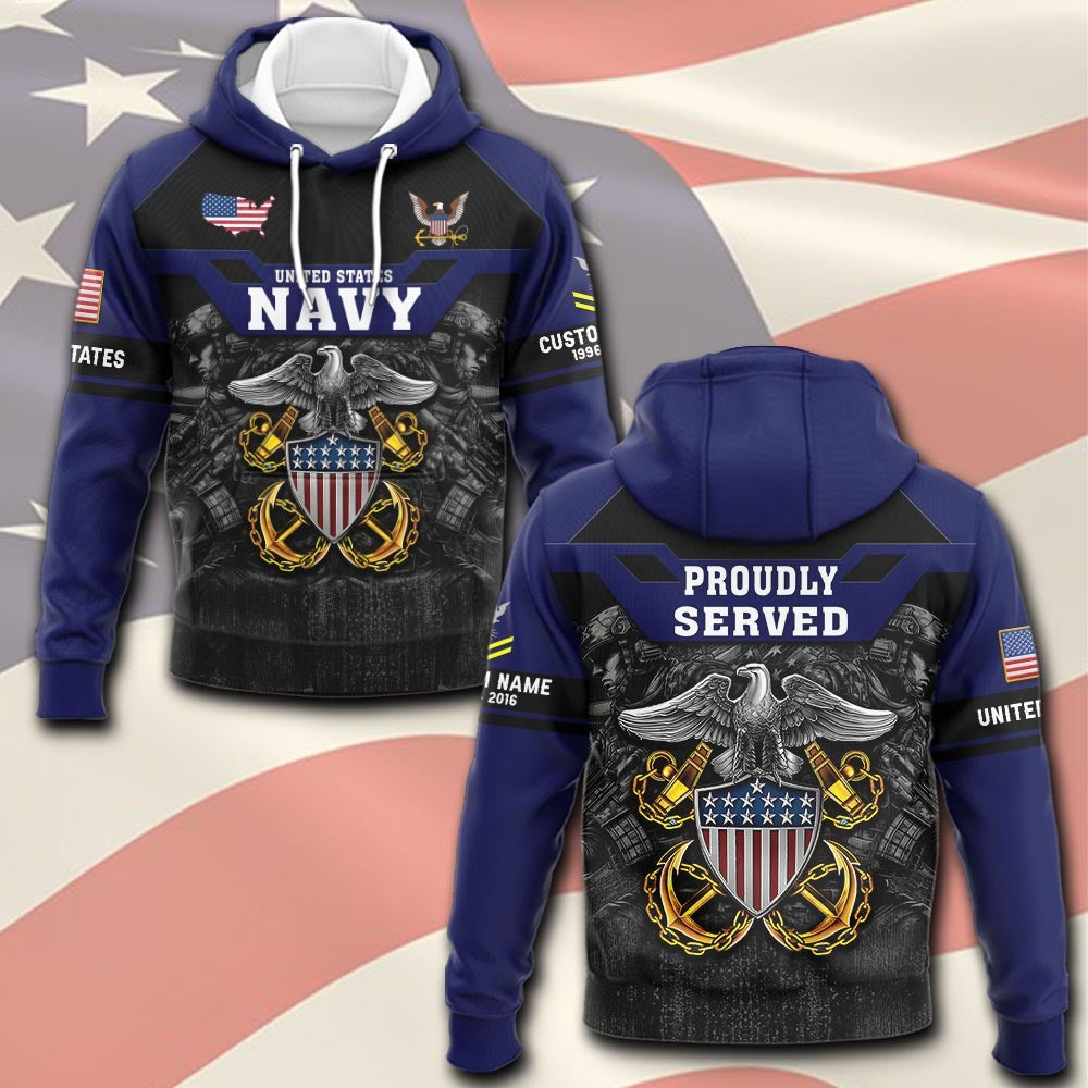 U.S Navy – Hoodie – Pround Served