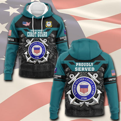 U.S Coast Guard – Hoodie – Pround Served
