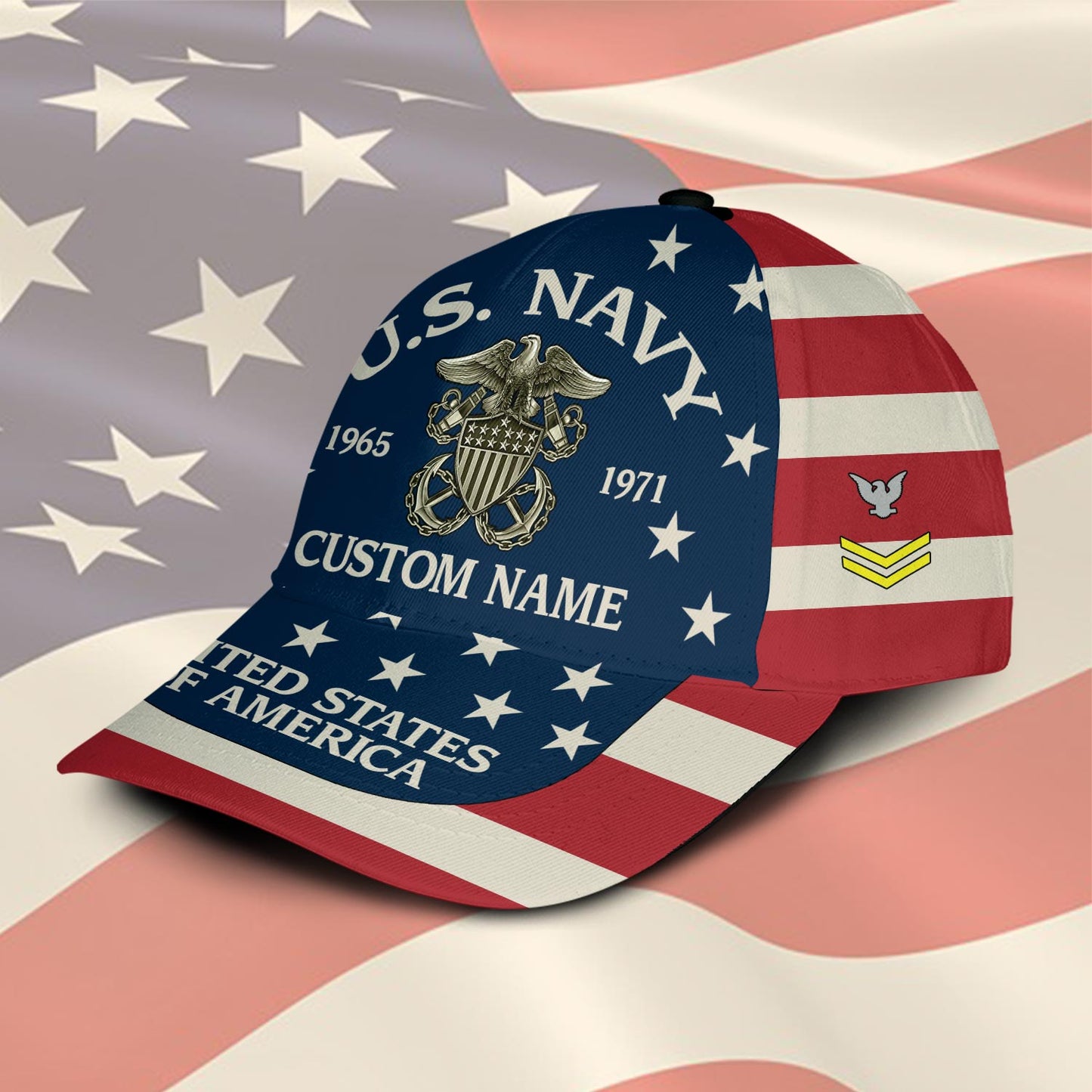 US Navy – Classic Cap – US Flag