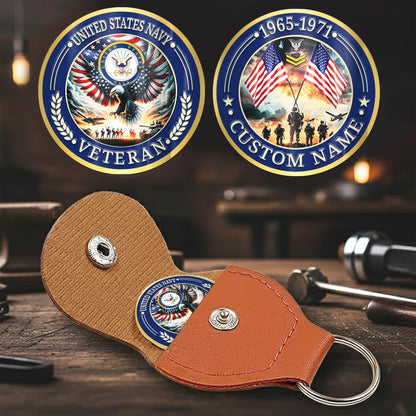 US Navy – Military Printed Challenge Coin – Rising Eagle Tribute