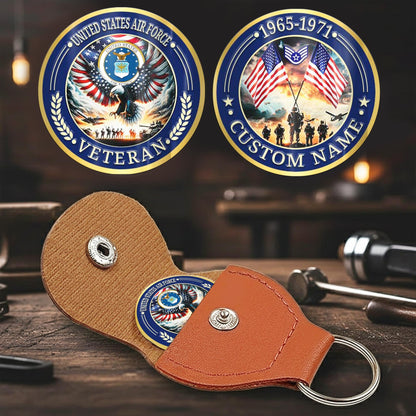 US Air Force – Military Printed Challenge Coin – Rising Eagle Tribute