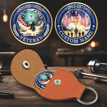 US Coast Guard – Military Printed Challenge Coin – Rising Eagle Tribute