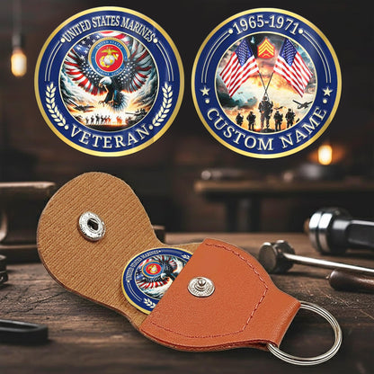 US Marine Corps – Military Printed Challenge Coin – Rising Eagle Tribute