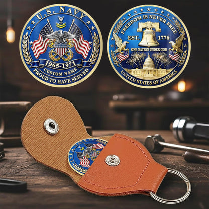 US Navy – Military Printed Challenge Coin – Liberty Heritage Coin