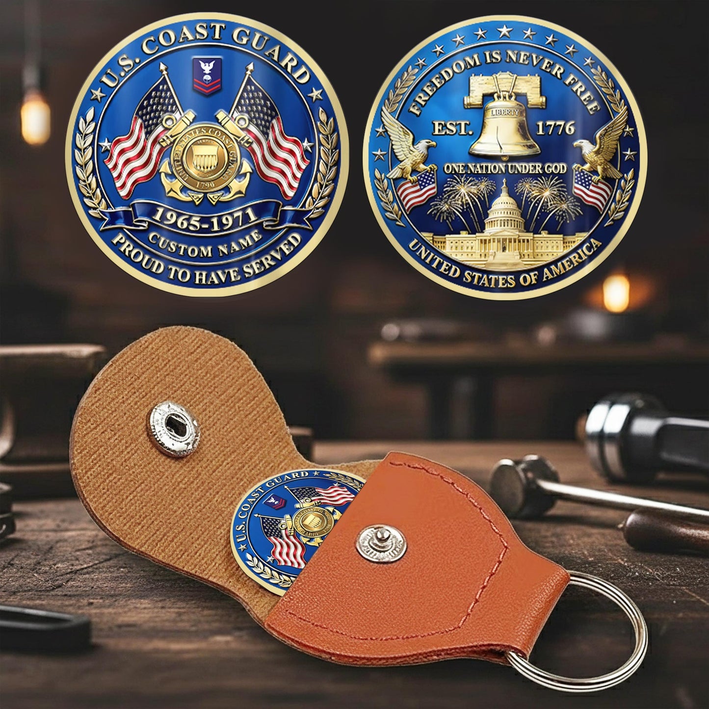 US Coast Guard – Military Printed Challenge Coin – Liberty Heritage Coin