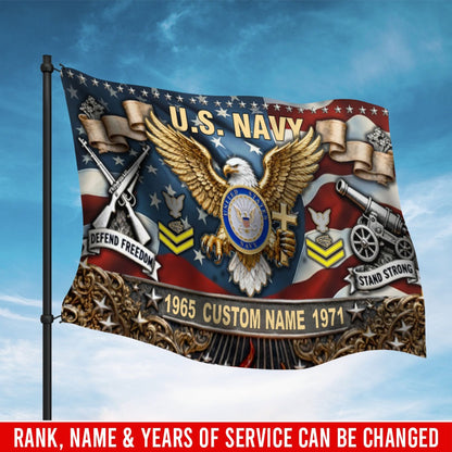 U.S. Navy Flying Flag –  Golden Eagle Veteran