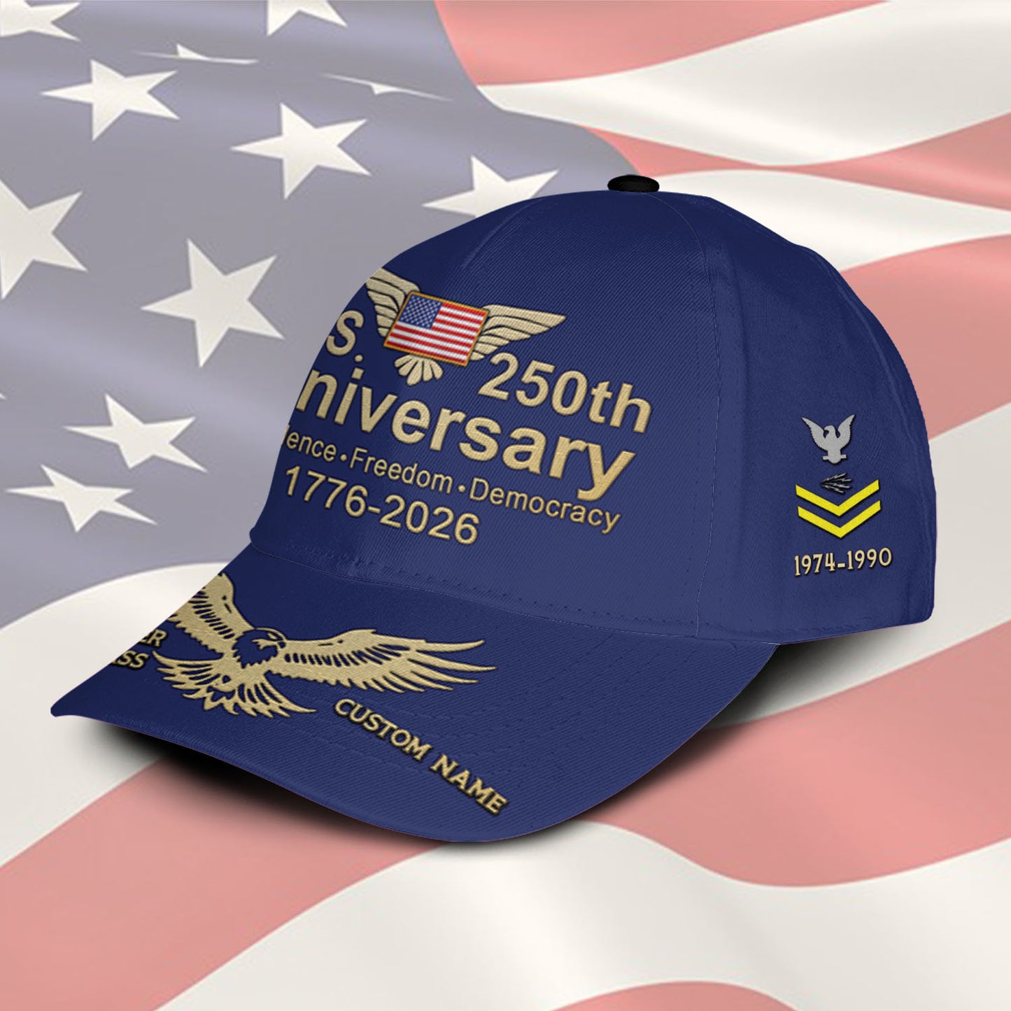 US Navy – Classic Cap – Independence·Freedom·Democracy